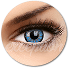 Gama Glamour ofera o culoare vie, cu un cerc negru pentru un ochi mai definit. Aceste lentile de contact albastre au un design plin de farmec.